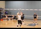 Avery Douglas with a set assist for Swanville.
