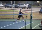 Kylie Kraska in 1st Singles action for the Thunder.