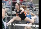 Ashley Perish competed in the 100 hurdles.