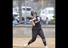 Brooke Nelson looked to connect at the plate when the Thunder took on Swanville.
