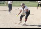 Brooklyn Dropik made the play on an infield hit for the Streaks.