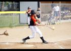 Senior first baseman Paige Callahan ripped an RBI double in the first inning of the Tigers’ game against Swanville last Tuesday.