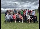 The Osakis Silverstreaks boys track and field team.