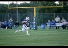 Caden Beseman headed towards the end zone for the USA Patriots.
