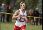 Jacob Taplin hit the midway point of the course during the Streaks’ meet at Long Prairie-Grey Eagle.