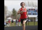 Jaxon Christner took his turn in the 4x800.
