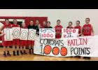 Junior guard Katlin Welinski became the latest Cardinal to score 1,000 points, surpassing the milestone during an exciting win over Isle last Saturday.