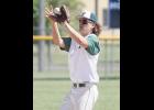 Predators second baseman Sam Ecker hauled in a shallow pop fly during Sunday’s game against Alexandria.