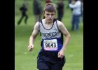 Senior Hunter Faust ran a season best time of 19:53.2 to finish 39th.