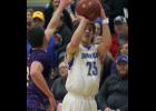 Junior guard Blake Fossland had another good night of outside shooting, connecting on six three-pointers to fuel his team high 20 points.