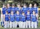 Thunder softball won the Prairie Conference, finishing one game ahead of Osakis and Royalton. Back row from left: Angela Hanson, Rachel Middendorf, Ally Ecker, Raelyn Miller, Kim Pachan, Kayla Drevlow, and Katrina Blommel. Front row from left: Riley Steinmetz, Tristen Marcyes, Mackenzie Och, Moriah Cebulla, Emma Liebsch, and Kayla Bense.