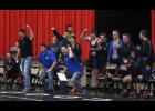 The entire Wolves team was fired up after Dain Holmquist completed a comeback win to secure the win over No. 11 state ranked BBE.