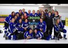 The Mid-State Conference champion Blue Devils and 3,000 career save goalie Angela Hanson were all smiles after their win last Thursday.
