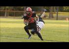 Ryan Riedel made his way up field for the Tigers during their last home game.