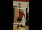 Samantha Pilarski sent a kill attempt over.
