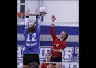 Samantha Pilarski sent over a kill attempt against the Bulldogs last week.