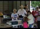 It was a beautiful day for the 34th annual Todd County Farmers’ Union picnic held in Clarissa on Sunday. Bellies were filled with a meal featuring pulled pork and roast beef while those in attendance also were treated to live music by Dan Remer. Door prizes were awarded and games were played at the event.