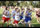 Zackery Bruder led out the Streaks at the LPGE Invitational. Bruder (107) would take third place overall in the boy’s race.
