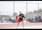 Ava Drevlow for Osakis in 3rd Singles competition against Melrose.
