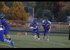 Carter Holmann brougt up the ball for the Thunder. 
