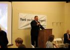 CentraCare Health CEO Kenneth Holmen addressed the crowd at the system’s annual report to the community in Long Prairie.