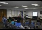 David Determan presented results from the five-year grant program to reduce alcohol and drug use amongst Long Prairie and Browerville students.