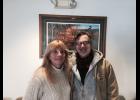 Stephen Miller, right, is currently working with the City of Long Prairie as part of the Green Thumb/Experience Works program. Miller is pictured with Long Prairie City Administrator Brenda Thomes.
