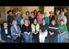 There were 18 hostesses at last Saturday’s women’s salad luncheon. Front row from left: Vicki Orecchia, Phyllis Mosby, Tammy Weiner, Mary Zastrow, Jodi Bebault, Cindy Rachuy, Rochelle Shann. Back row from left: Kris Mechels, Bobbi Knutson, Ione Krause, Mardy Peterson, Betty Oliver, Brenda Halvorson, Sue Shutter, Snookie Noble, MaryAnn Sander, JoAnn Manlove, Annette Skiftun.