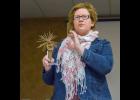 Sarah Drake will explore ways to use water for art at her program on Saturday.